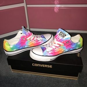 Tie dye converse sneakers